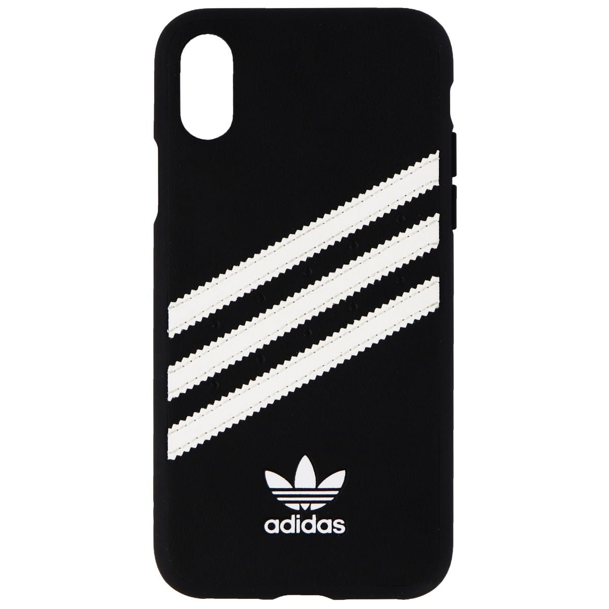 Adidas Samba Hybrid Case for Apple iPhone XR Smartphone - Black / White Stripes Cell Phone - Cases, Covers & Skins Adidas    - Simple Cell Bulk Wholesale Pricing - USA Seller