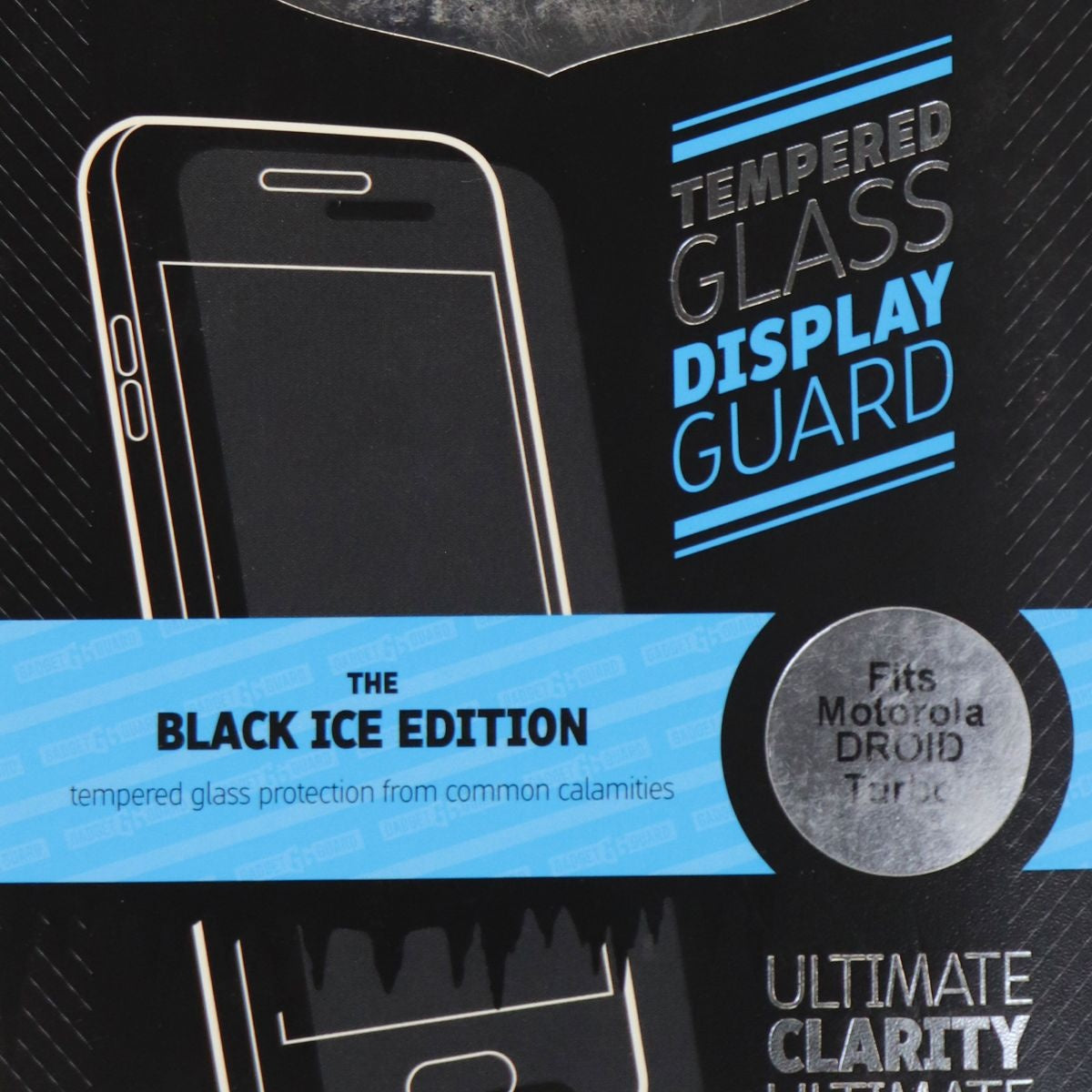 Gadget Guard Black Ice Tempered Glass Screen for Motorola Droid Turbo - Clear Cell Phone - Screen Protectors Gadget Guard    - Simple Cell Bulk Wholesale Pricing - USA Seller