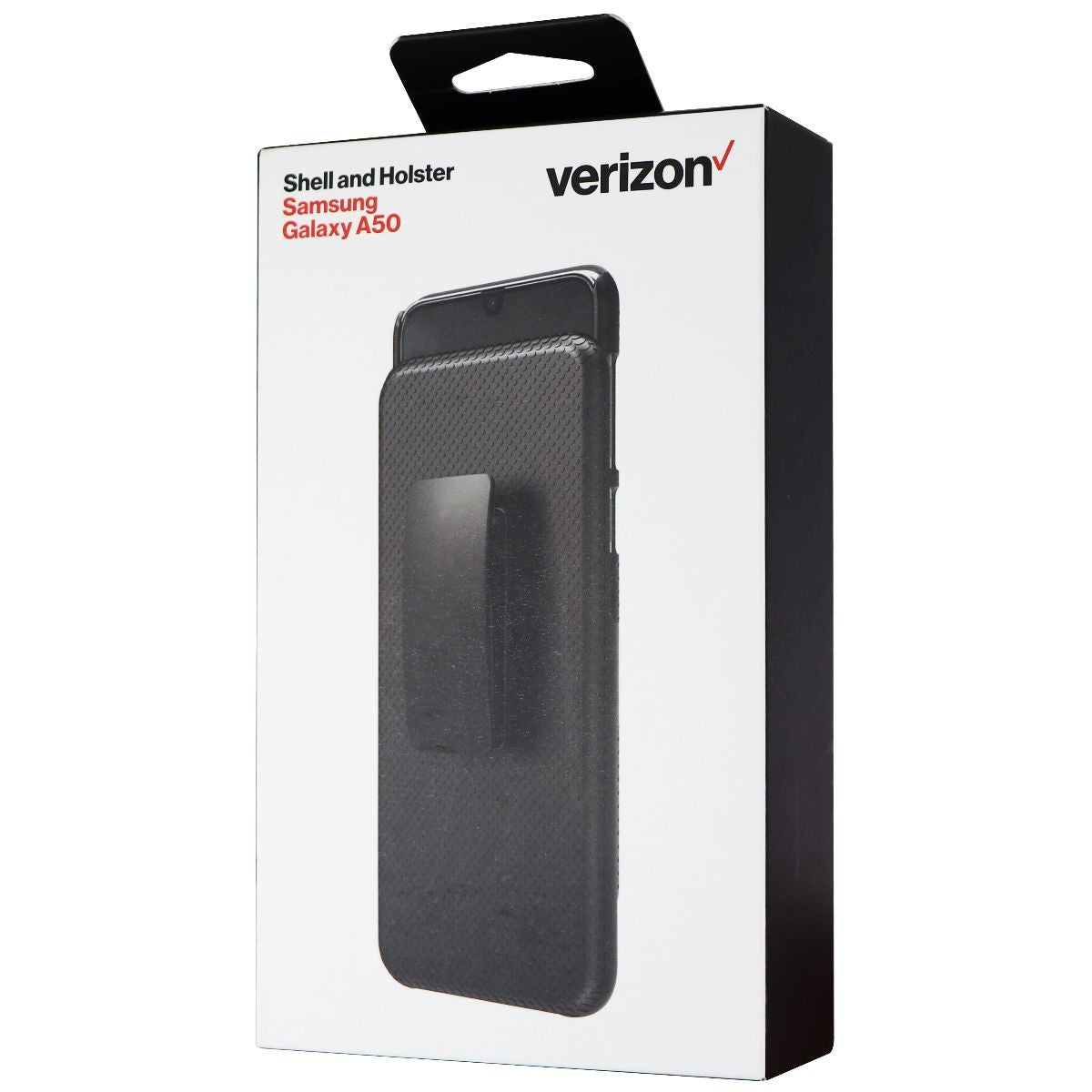 Verizon Shell and Holster Combo Case for Samsung Galaxy A50 - Black Cell Phone - Cases, Covers & Skins Verizon    - Simple Cell Bulk Wholesale Pricing - USA Seller