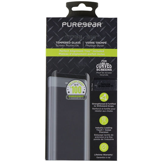 PureGear Steel 360 Tempered Glass for Samsung Galaxy Note10 - Clear Cell Phone - Screen Protectors PureGear    - Simple Cell Bulk Wholesale Pricing - USA Seller