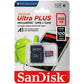 SanDisk Ultra Plus microSDXC UHS-1 Card with Adapter 256GB / 100MB/s Digital Camera - Memory Cards SanDisk    - Simple Cell Bulk Wholesale Pricing - USA Seller
