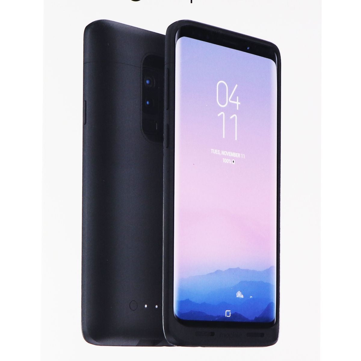 Mophie Wireless Charging Battery Hard Shell Case for Galaxy (S9+) - Black Cell Phone - Cases, Covers & Skins Mophie    - Simple Cell Bulk Wholesale Pricing - USA Seller
