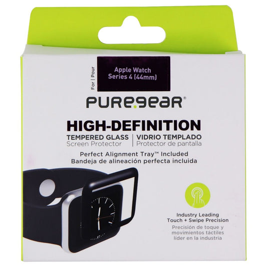 PureGear HD Tempered Glass Screen Protector for Apple Watch Series 6/SE/5/4 44mm Cell Phone - Screen Protectors PureGear    - Simple Cell Bulk Wholesale Pricing - USA Seller