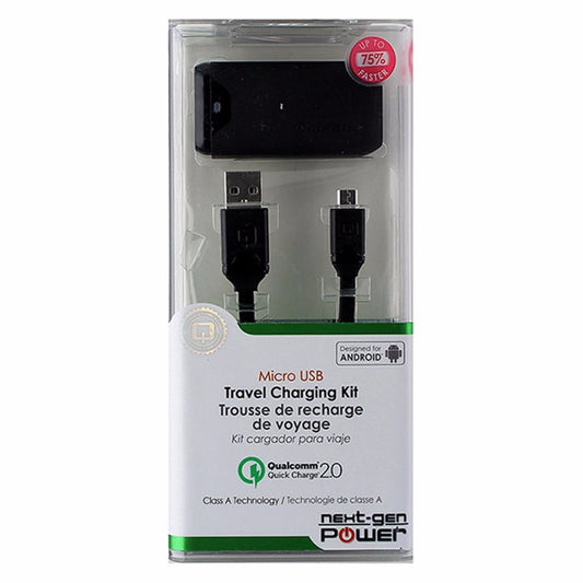 Qmadix (QM-PTHDMI-Q2) 6Ft  Wall Charger & Cable  for Micro USB Devices - Black Cell Phone - Cables & Adapters Qmadix    - Simple Cell Bulk Wholesale Pricing - USA Seller