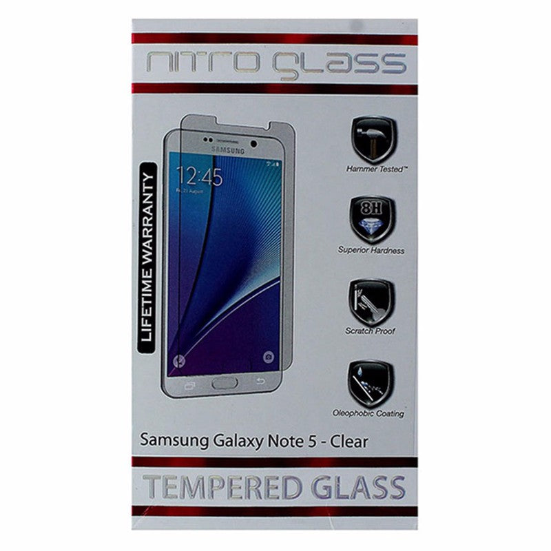 ZNitro Tempered Glass Screen Protector for Samsung Galaxy Note5 - Clear Cell Phone - Screen Protectors Znitro    - Simple Cell Bulk Wholesale Pricing - USA Seller