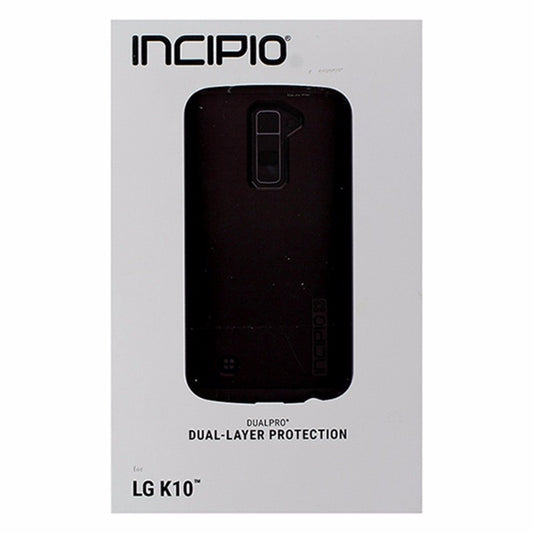 Incipio DualPro Dual Layer Protection Case for LG K10 - Matte Black Cell Phone - Cases, Covers & Skins Incipio    - Simple Cell Bulk Wholesale Pricing - USA Seller