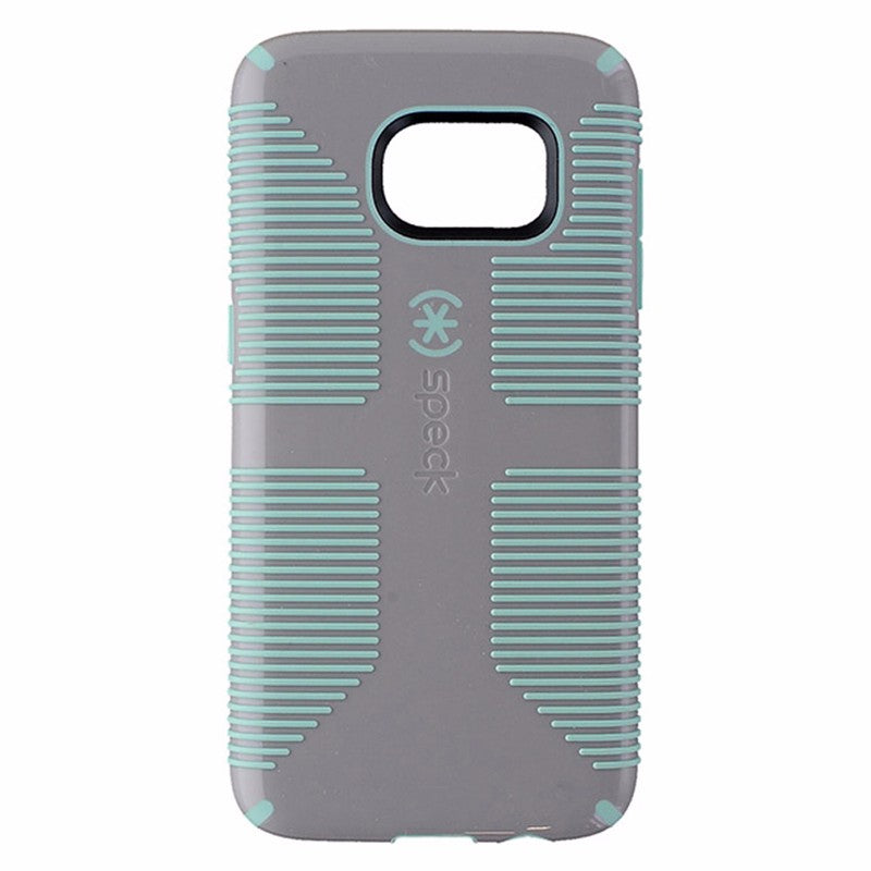 Speck CandyShell Grip Hybrid Case for Samsung Galaxy S7 - Light Gray /Light Teal Cell Phone - Cases, Covers & Skins Speck    - Simple Cell Bulk Wholesale Pricing - USA Seller