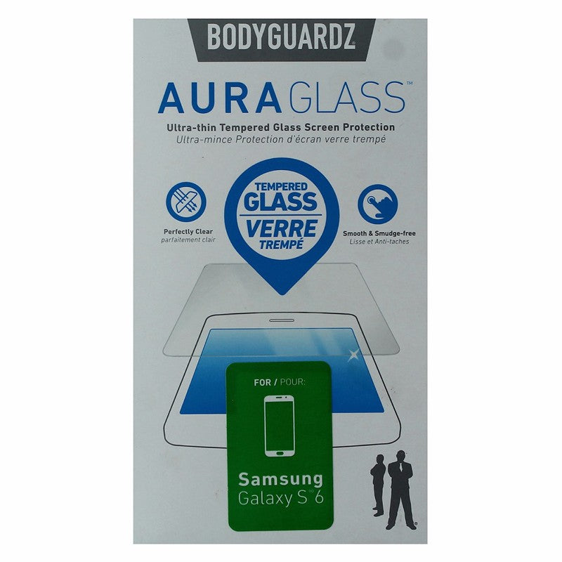 BodyGuardz AuraGlass Tempered Glass Screen Protector for Samsung Galaxy S6 Cell Phone - Screen Protectors BODYGUARDZ    - Simple Cell Bulk Wholesale Pricing - USA Seller