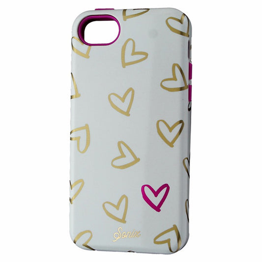 Sonix Inlay Dual Layer Case for Apple iPhone 5C - White/Pink - Heart to Heart Cell Phone - Cases, Covers & Skins Sonix    - Simple Cell Bulk Wholesale Pricing - USA Seller