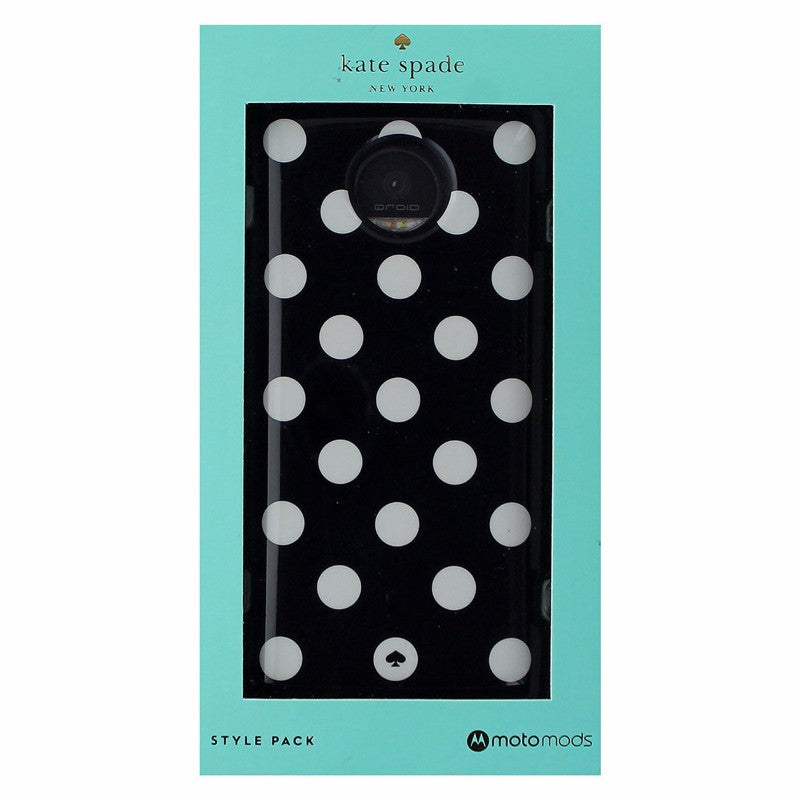 Kate Spade Style Pack Mod for Motorola Moto Z / Moto Z Force - Black/White Dots Cell Phone - Cases, Covers & Skins Kate Spade    - Simple Cell Bulk Wholesale Pricing - USA Seller