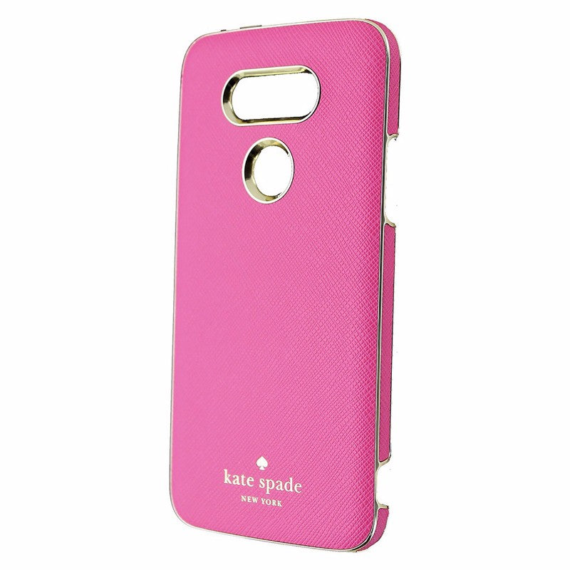 Kate Spade New York Wrap Series Case for LG G5 - Saffiano Pink / Gold Cell Phone - Cases, Covers & Skins Kate Spade    - Simple Cell Bulk Wholesale Pricing - USA Seller