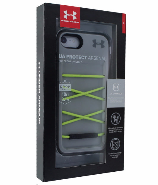 Under Armour Arsenal Series Wallet/Storage Case for iPhone 7 - Gray / Green Cell Phone - Cases, Covers & Skins Under Armour    - Simple Cell Bulk Wholesale Pricing - USA Seller