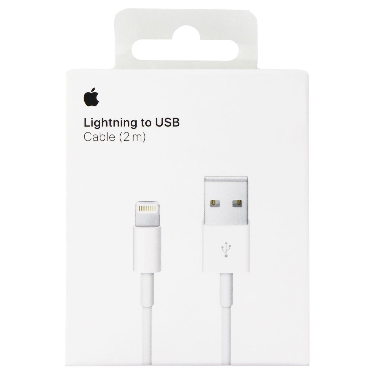 Apple (2m/6.6-Ft) 8-Pin to USB Charge/Sync Cable for iPhone/iPad/iPod - White Cell Phone - Cables & Adapters Apple    - Simple Cell Bulk Wholesale Pricing - USA Seller