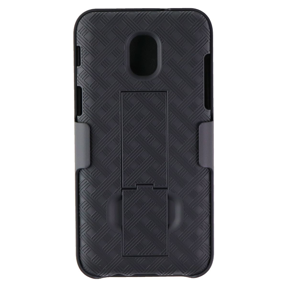 Verizon Shell and Holster for Samsung Galaxy J3 V (3rd Generation) - Black Cell Phone - Cases, Covers & Skins Verizon    - Simple Cell Bulk Wholesale Pricing - USA Seller