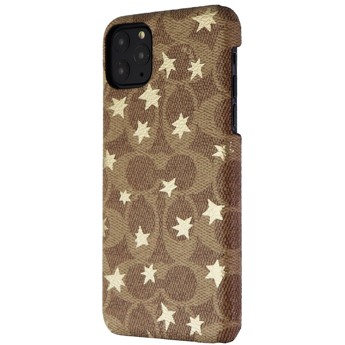 Coach Slim Wrap Case for Apple iPhone 11 Pro Max - Khaki / Gold Foil Stars Cell Phone - Cases, Covers & Skins Coach    - Simple Cell Bulk Wholesale Pricing - USA Seller