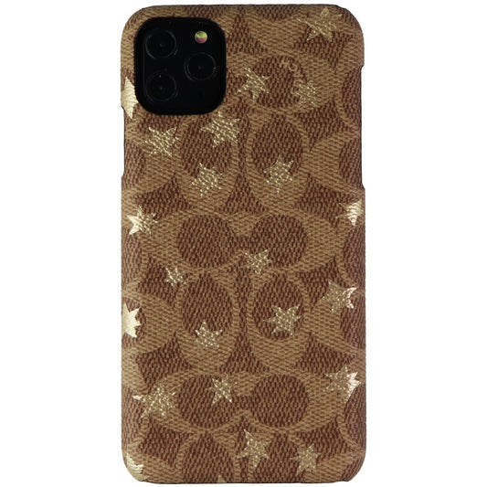 Coach Slim Wrap Case for Apple iPhone 11 Pro Max - Khaki / Gold Foil Stars Cell Phone - Cases, Covers & Skins Coach    - Simple Cell Bulk Wholesale Pricing - USA Seller