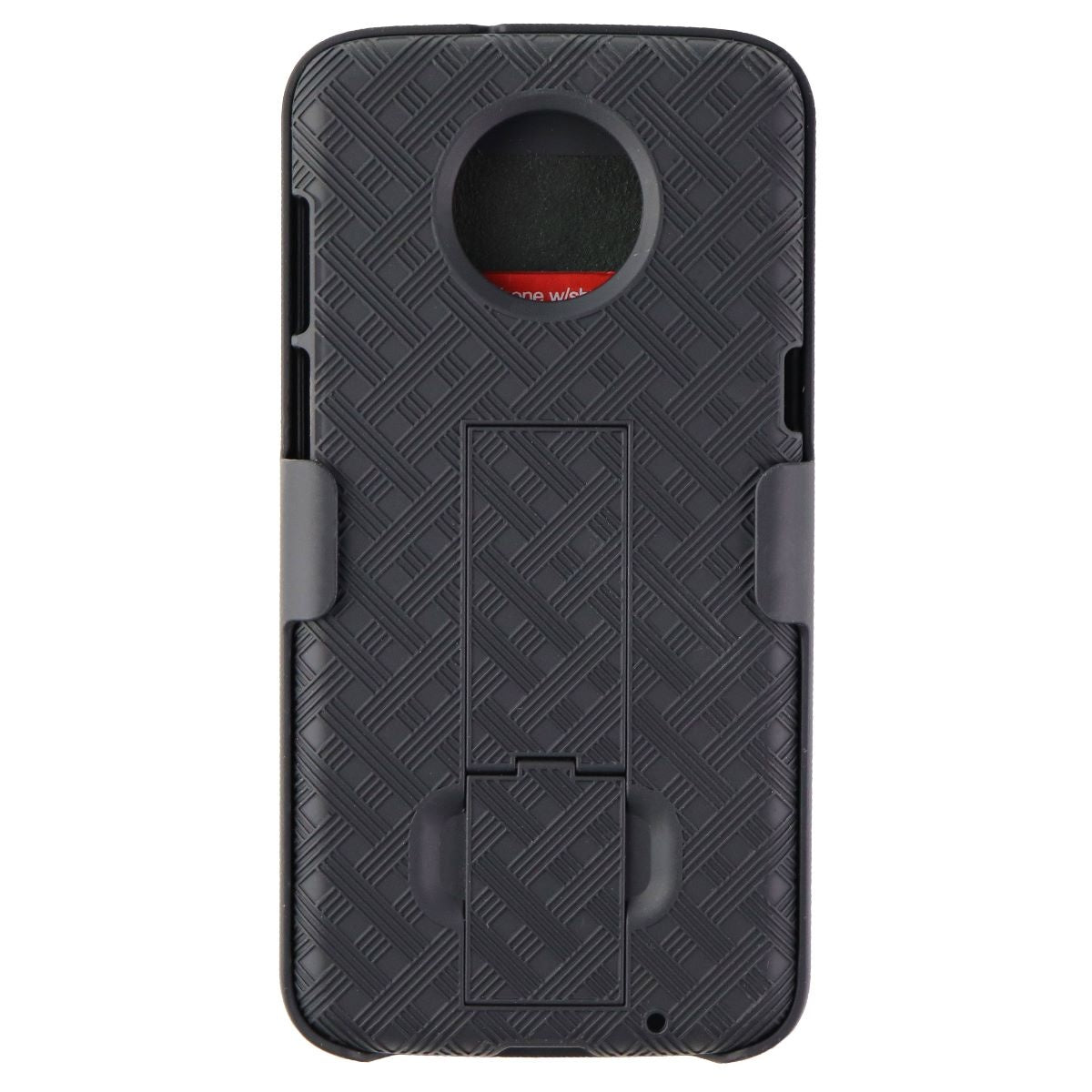 Verizon Hardshell Case and Holster Combo for Motorola Moto Z3 - Black Cell Phone - Cases, Covers & Skins Verizon    - Simple Cell Bulk Wholesale Pricing - USA Seller