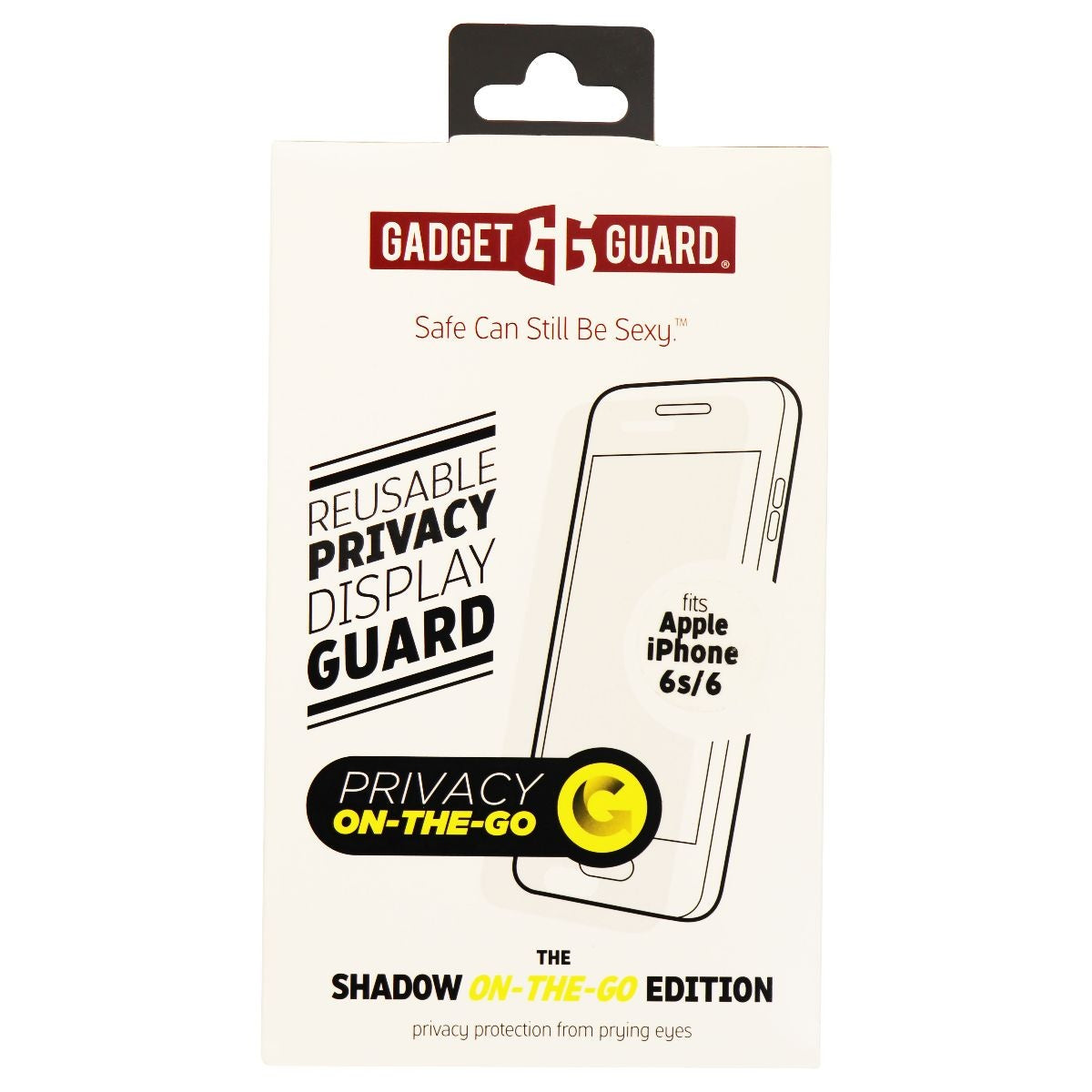 Gadget Guard Shadow Privacy Tempered Glass for iPhone 8 7 6s - Tinted/Black Cell Phone - Screen Protectors Gadget Guard    - Simple Cell Bulk Wholesale Pricing - USA Seller