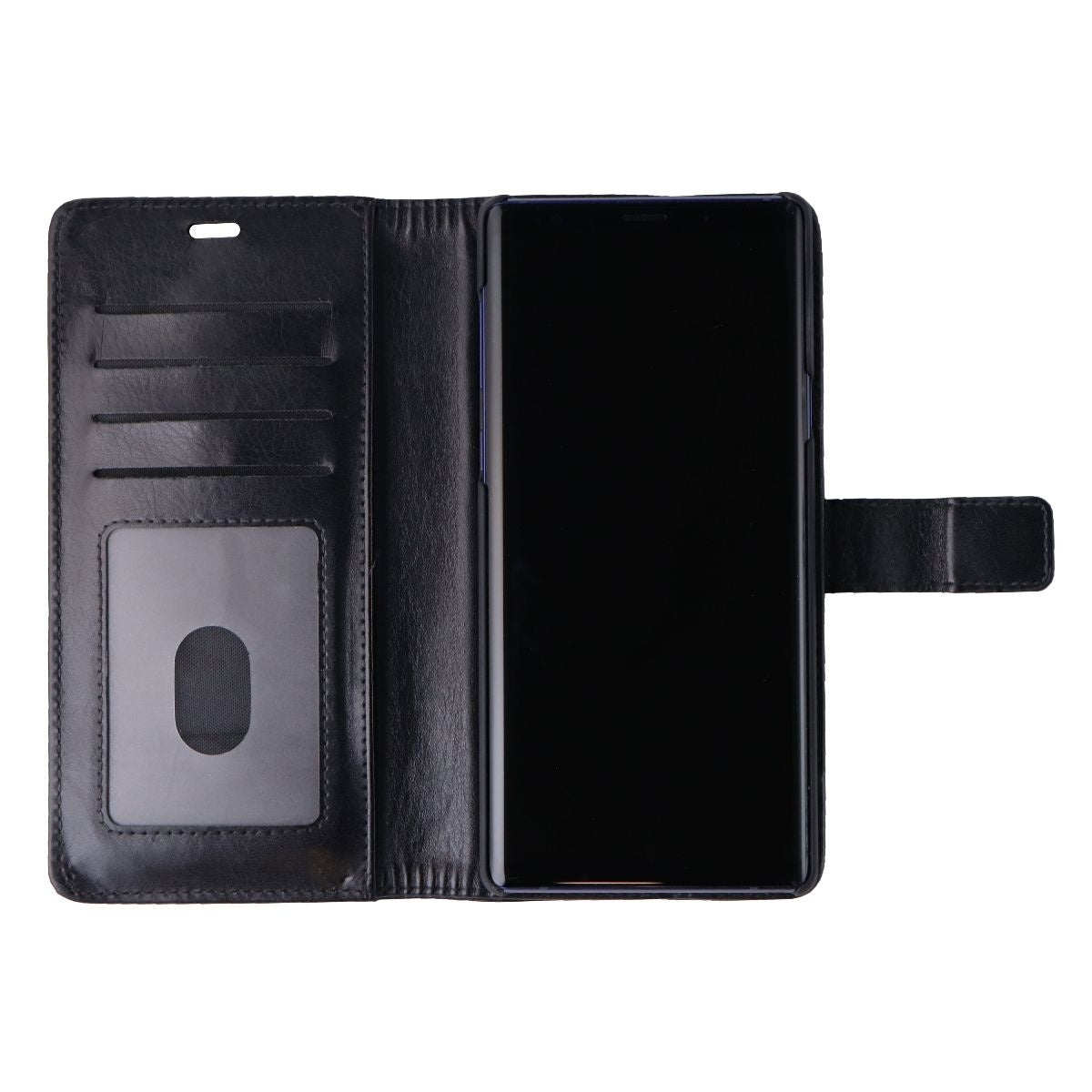 Skech Polo Book Wallet Cover Detachable Case for Samsung Galaxy Note9 - Black Cell Phone - Cases, Covers & Skins Skech    - Simple Cell Bulk Wholesale Pricing - USA Seller