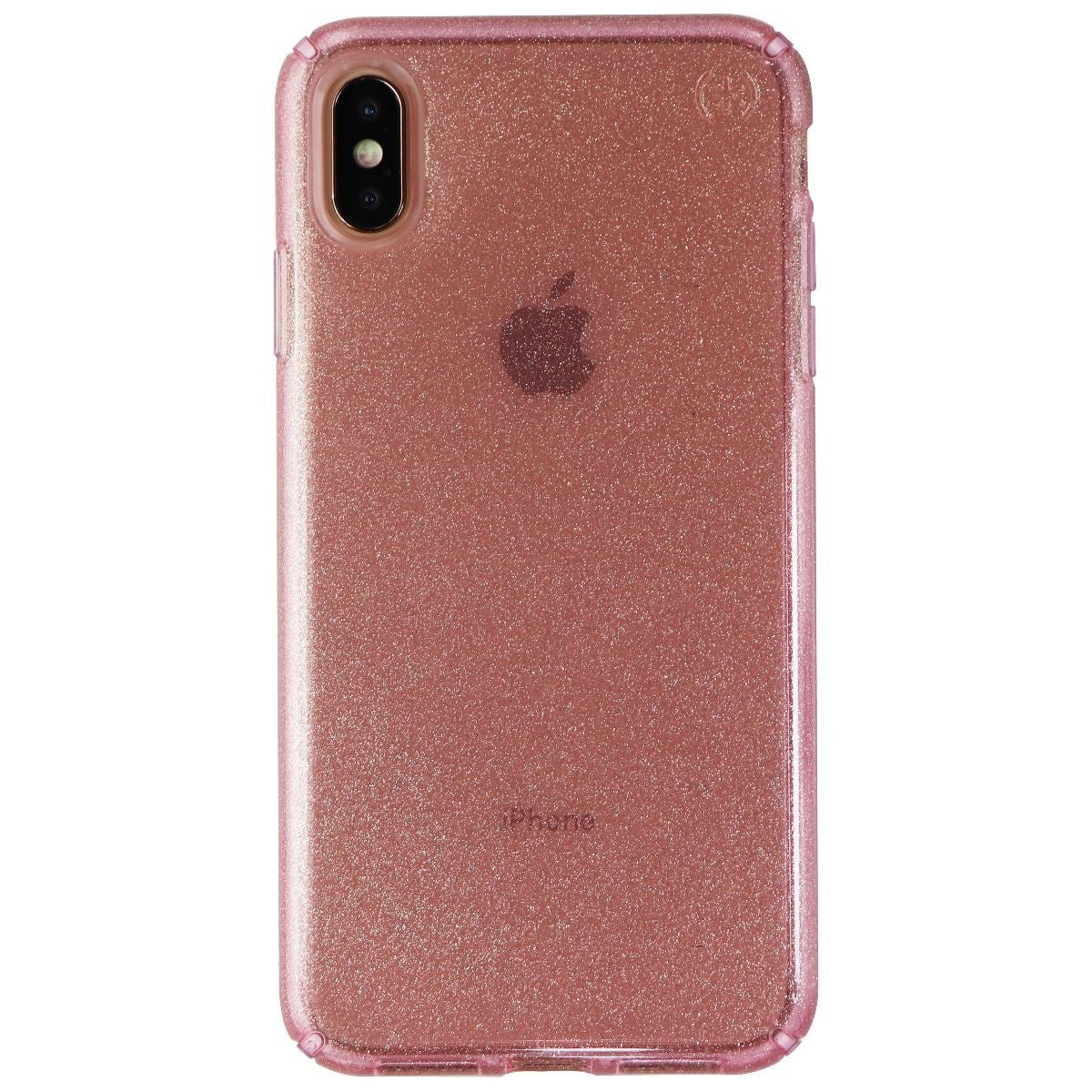 Speck Presidio Clear + Glitter Hybrid Case for Apple iPhone Xs Max - Bella Pink