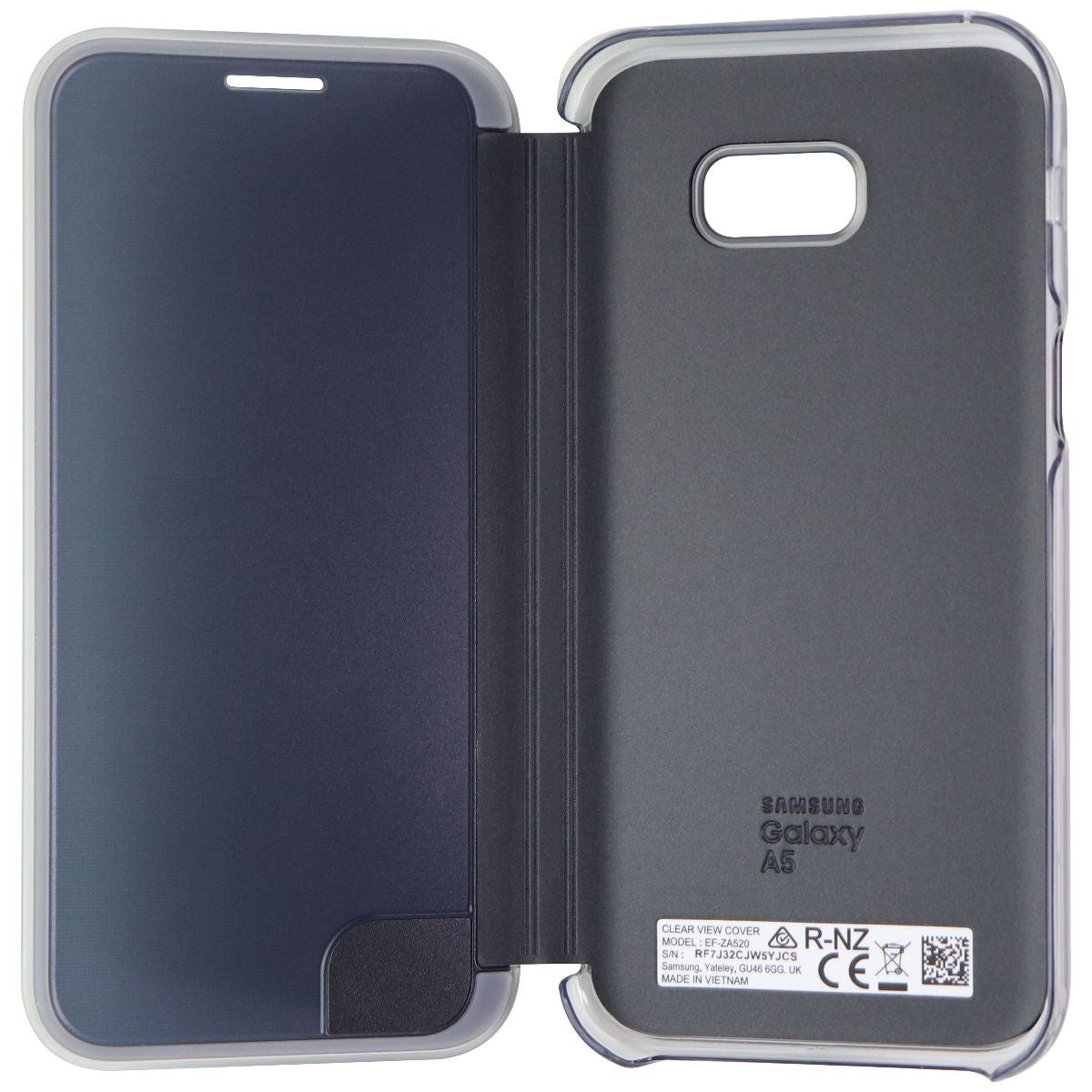 Samsung Clear View Cover Series Case for Samsung Galaxy A5 (2017) - Black Cell Phone - Cases, Covers & Skins Samsung    - Simple Cell Bulk Wholesale Pricing - USA Seller