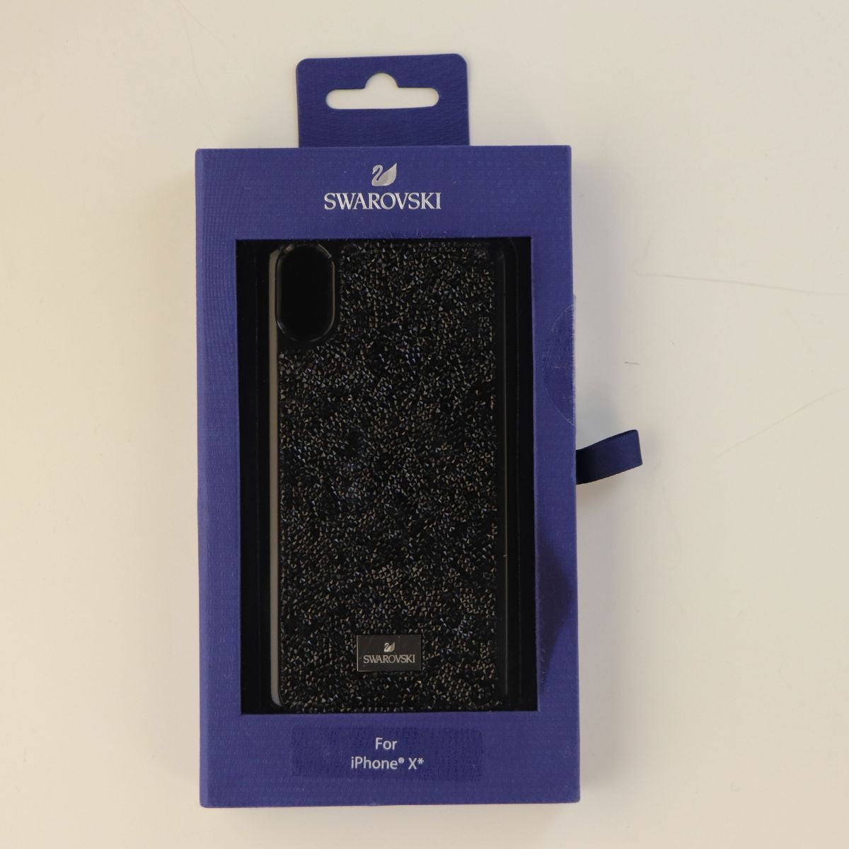 Swarovski Hardshell Genuine Crystal Case for Apple iPhone X - Black Crystals Cell Phone - Cases, Covers & Skins Swarovski    - Simple Cell Bulk Wholesale Pricing - USA Seller