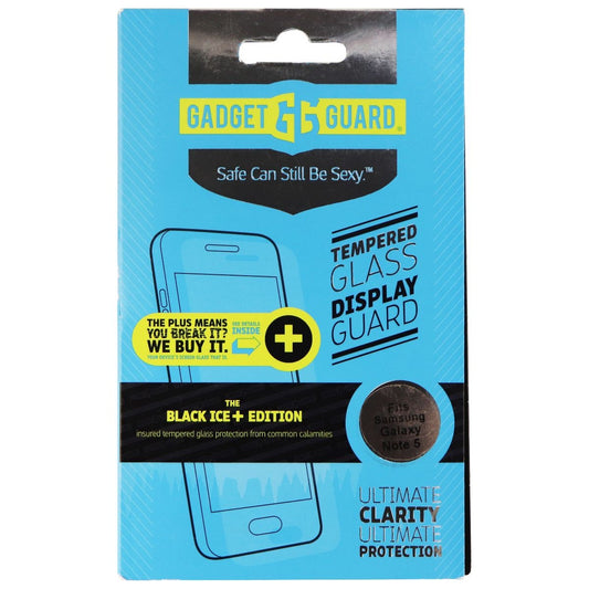 Gadget Guard Black Ice+ (Plus) Tempered Glass for Samsung Galaxy Note 5 - Clear Cell Phone - Screen Protectors Gadget Guard    - Simple Cell Bulk Wholesale Pricing - USA Seller
