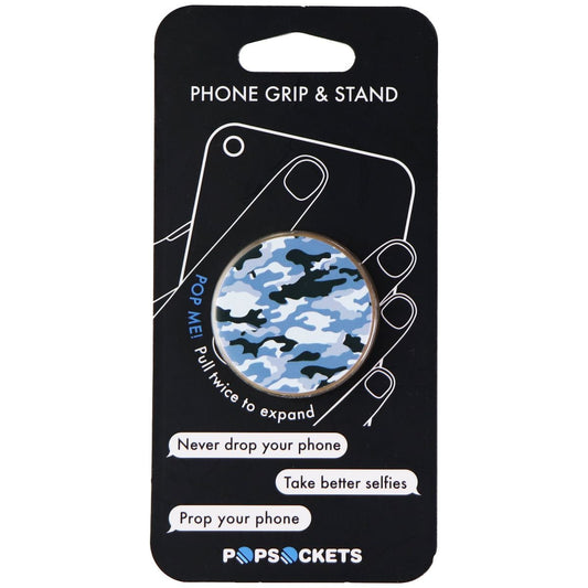Popsockets Phone Grip & Stand for Smartphones - Gray Camo Cell Phone - Mounts & Holders PopSockets    - Simple Cell Bulk Wholesale Pricing - USA Seller