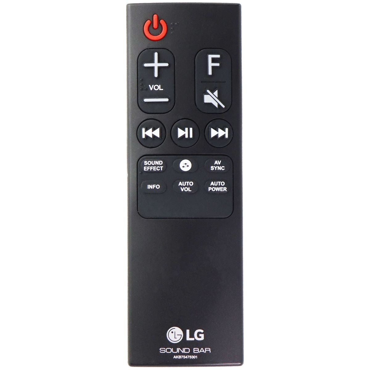 LG Sound Bar OEM Remote Control - Black (AKB75475301) TV, Video & Audio Accessories - Remote Controls LG    - Simple Cell Bulk Wholesale Pricing - USA Seller