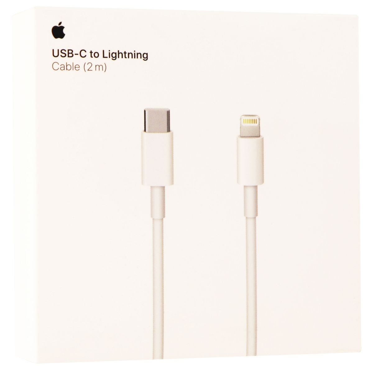 Apple (MKQ42AM/A) 2M Charge and Sync Data Cable for iPhones - White Cell Phone - Cables & Adapters Apple    - Simple Cell Bulk Wholesale Pricing - USA Seller