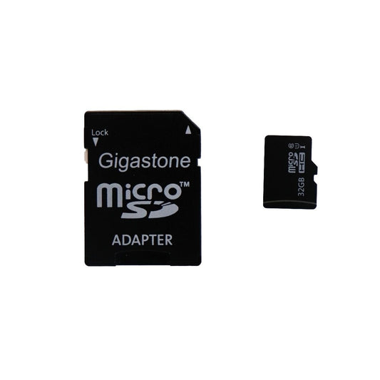 Gigastone (32GB) MicroSDHC Memory Card with SD Adapter Cell Phone - Memory Cards Gigastone    - Simple Cell Bulk Wholesale Pricing - USA Seller