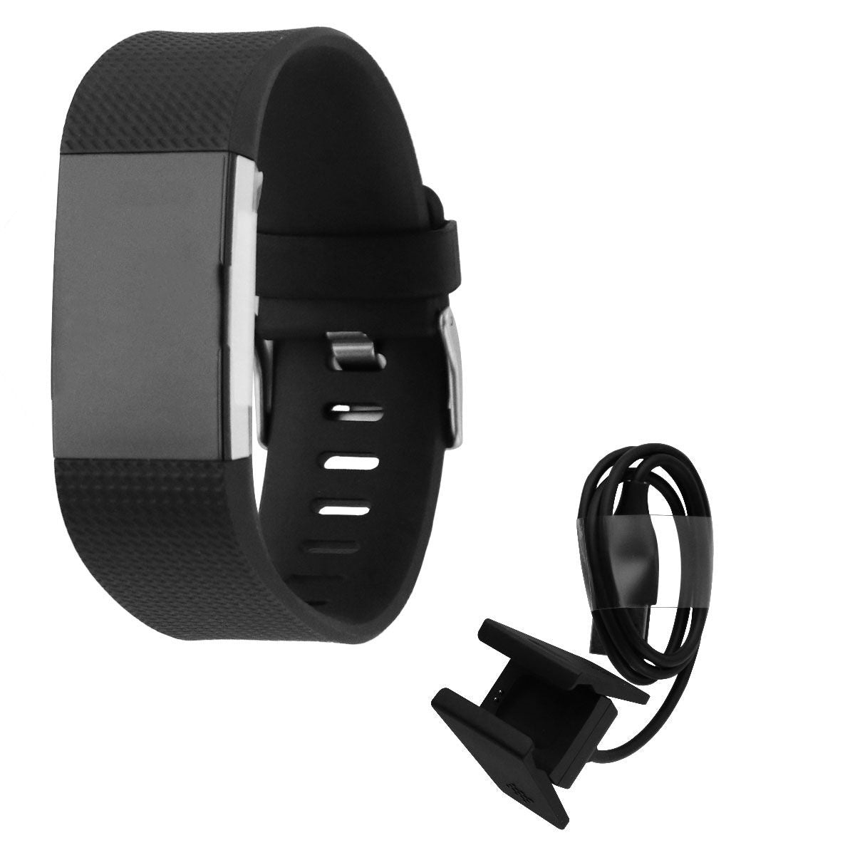 Fitbit Charge 2 Heart Rate + Fitness Wristband Watch, Black, Small (US Version) Fitness Technology - Activity Trackers Fitbit    - Simple Cell Bulk Wholesale Pricing - USA Seller