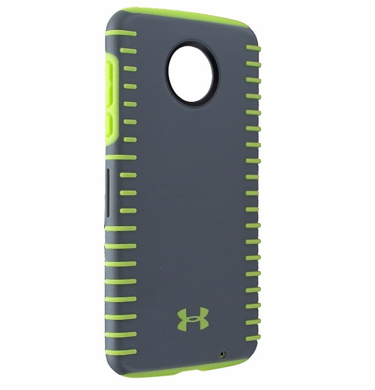 Under Armour Grip Series Hybrid Case Cover for Moto Z2 Force - Gray/Neon Yellow Cell Phone - Cases, Covers & Skins Under Armour    - Simple Cell Bulk Wholesale Pricing - USA Seller