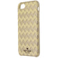 Kate Spade New York Hybrid Hardshell Case for iPhone 8/7 - White/Silver Zig Zag Cell Phone - Cases, Covers & Skins Kate Spade    - Simple Cell Bulk Wholesale Pricing - USA Seller