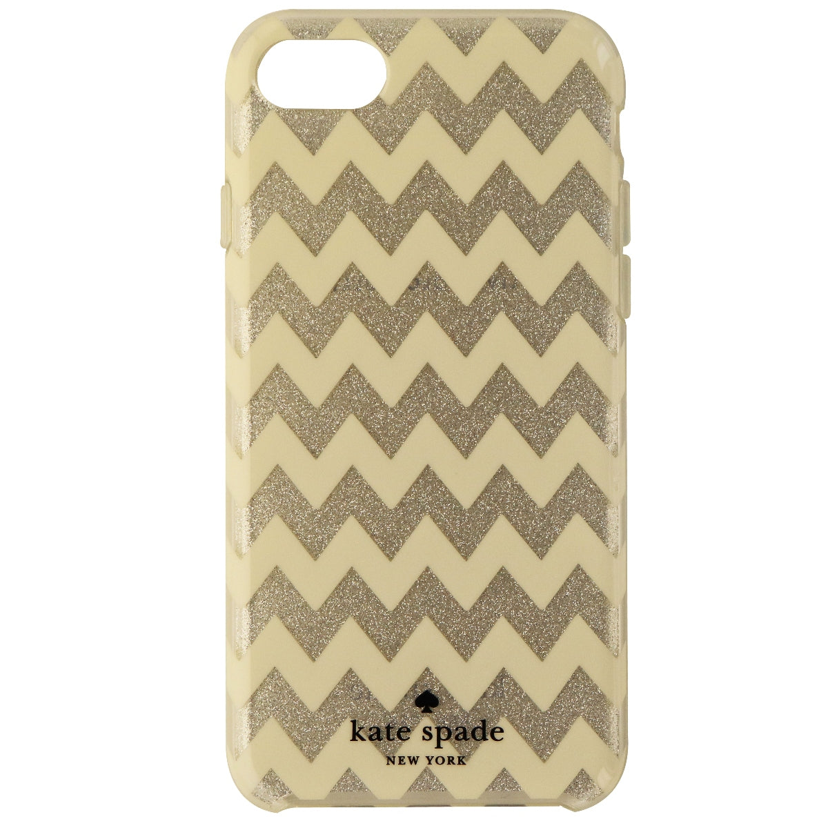 Kate Spade New York Hybrid Hardshell Case for iPhone 8/7 - White/Silver Zig Zag Cell Phone - Cases, Covers & Skins Kate Spade    - Simple Cell Bulk Wholesale Pricing - USA Seller