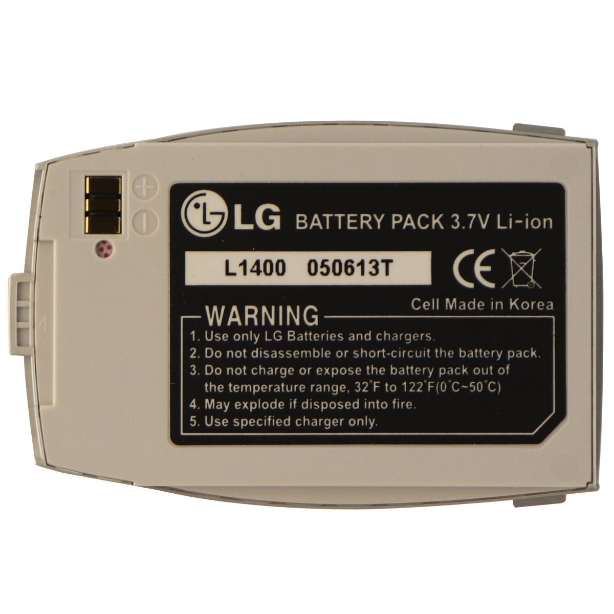 LG L1400 Replacement Lithium Ion Battery 750mAh for LG Phones - Silver Cell Phone - Batteries LG    - Simple Cell Bulk Wholesale Pricing - USA Seller