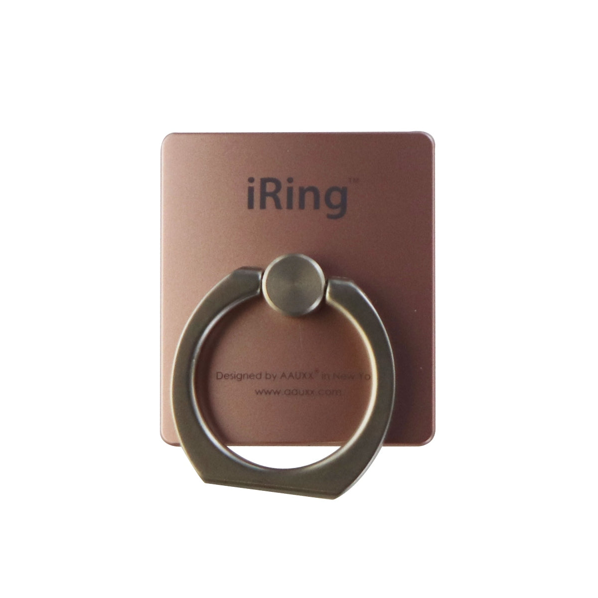 Genuine AAUXX iRing Premium Mount Grip / Holder and Kickstand - Pink Rose Gold Cell Phone - Mounts & Holders AAUXX    - Simple Cell Bulk Wholesale Pricing - USA Seller