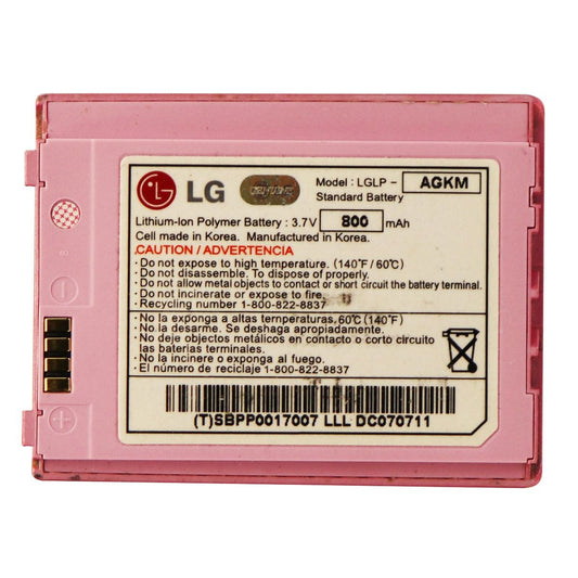 LG 800 mAh Replacement Battery (LGLP-AGKM) for the LG Chocolate Phone - Pink Cell Phone - Batteries LG    - Simple Cell Bulk Wholesale Pricing - USA Seller