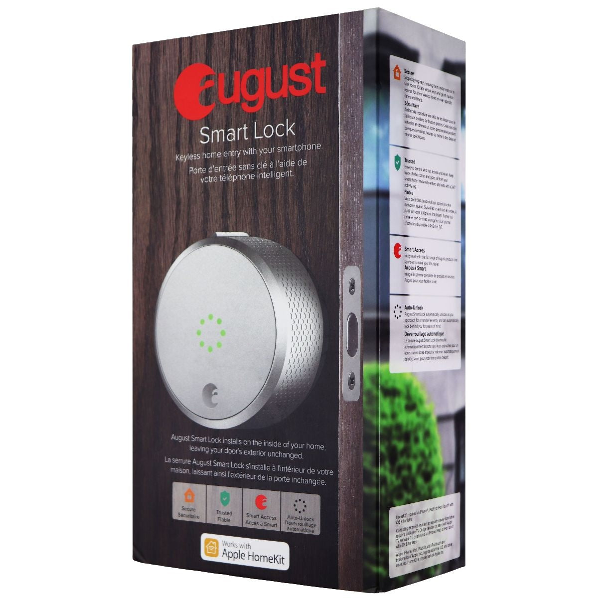 August Smart Lock 2nd Generation - HomeKit Enabled - Silver (AUG-SL02-M02-S02) Home Improvement - Other Home Improvement August    - Simple Cell Bulk Wholesale Pricing - USA Seller