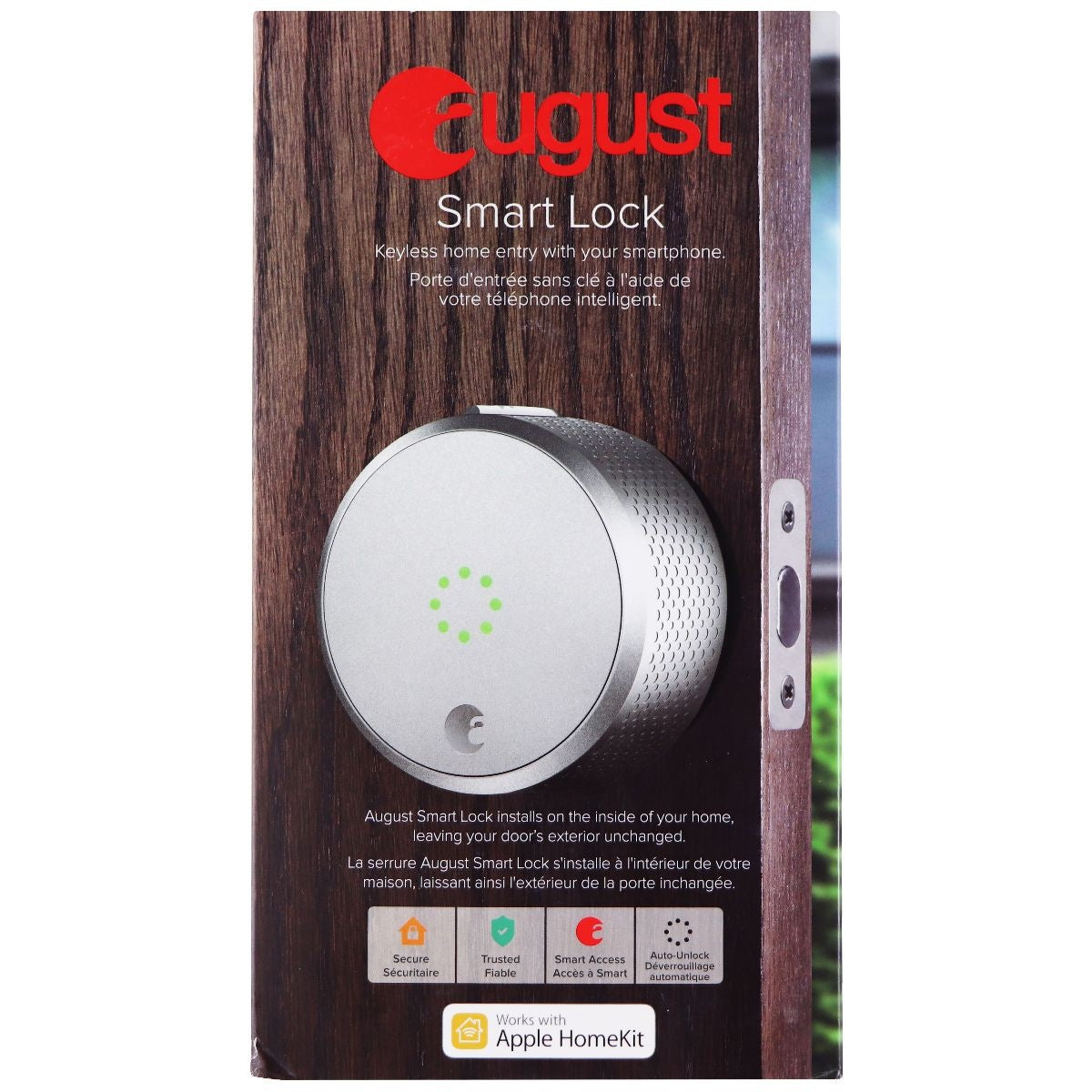 August Smart Lock 2nd Generation - HomeKit Enabled - Silver (AUG-SL02-M02-S02) Home Improvement - Other Home Improvement August    - Simple Cell Bulk Wholesale Pricing - USA Seller