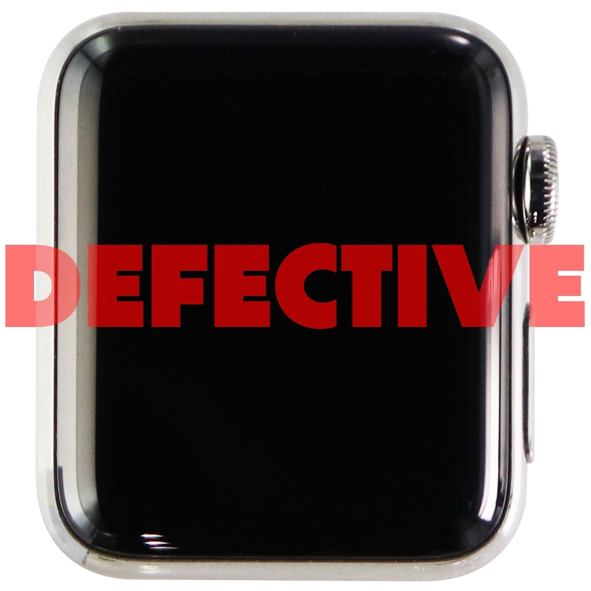 Apple Watch (1st Generation) A1553 / 38mm - Stainless Steel / White Band Smart Watches Apple    - Simple Cell Bulk Wholesale Pricing - USA Seller