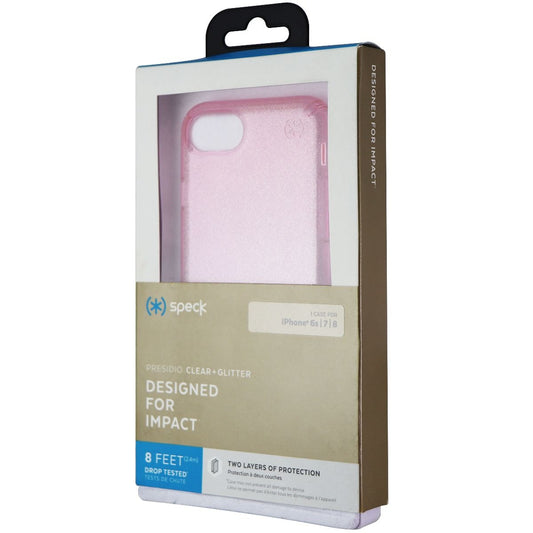 Speck Presidio Case for Apple iPhone SE(2nd Gen) & 8 - Bella Pink / Gold Glitter Cell Phone - Cases, Covers & Skins Speck    - Simple Cell Bulk Wholesale Pricing - USA Seller