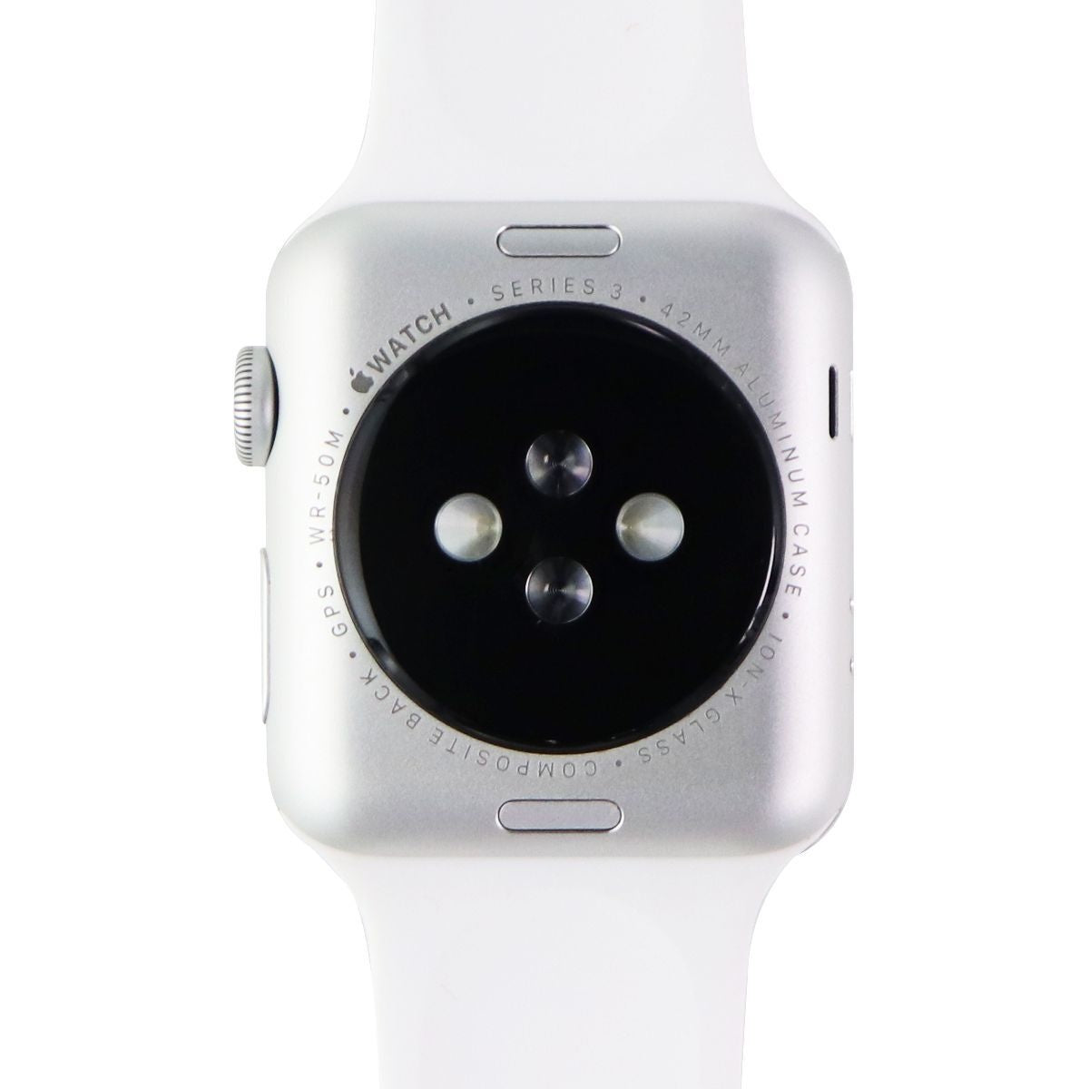 Apple Watch Series 3 (A1859) 42mm (GPS) Silver Aluminum Case / White Sport  Band