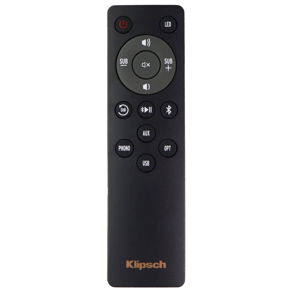 Klipsch OEM Audio System Remote Control - Black TV, Video & Audio Accessories - Remote Controls Klipsch    - Simple Cell Bulk Wholesale Pricing - USA Seller