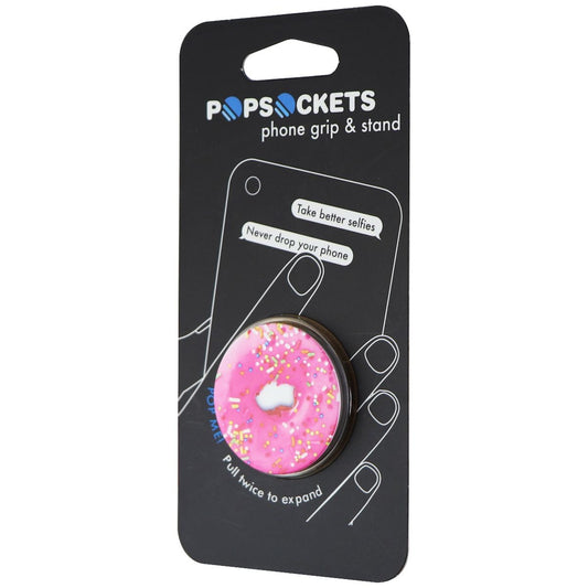 Genuine PopSocket Grip & Stand for Phones and Tablets - Pink Donut Cell Phone - Mounts & Holders PopSockets    - Simple Cell Bulk Wholesale Pricing - USA Seller
