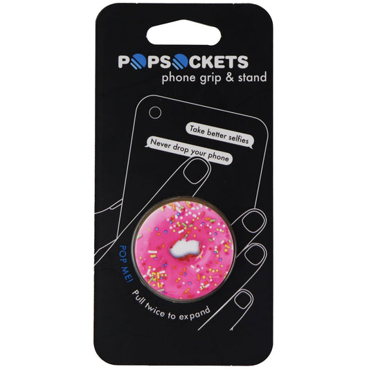 Genuine PopSocket Grip & Stand for Phones and Tablets - Pink Donut Cell Phone - Mounts & Holders PopSockets    - Simple Cell Bulk Wholesale Pricing - USA Seller