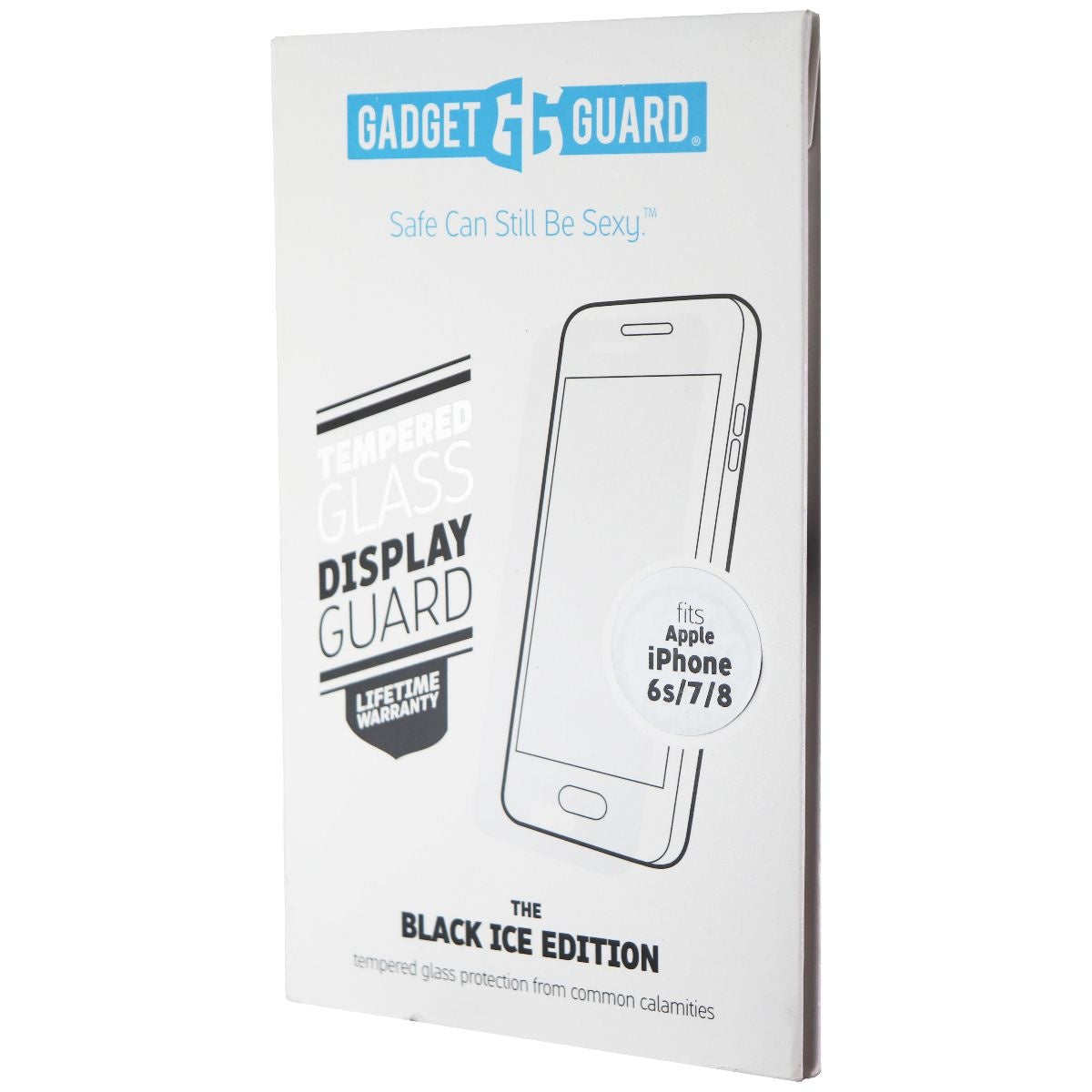 Gadget Guard Black Ice Tempered Glass Screen Protector for iPhone 6S/7/8 - Clear Cell Phone - Screen Protectors Gadget Guard    - Simple Cell Bulk Wholesale Pricing - USA Seller