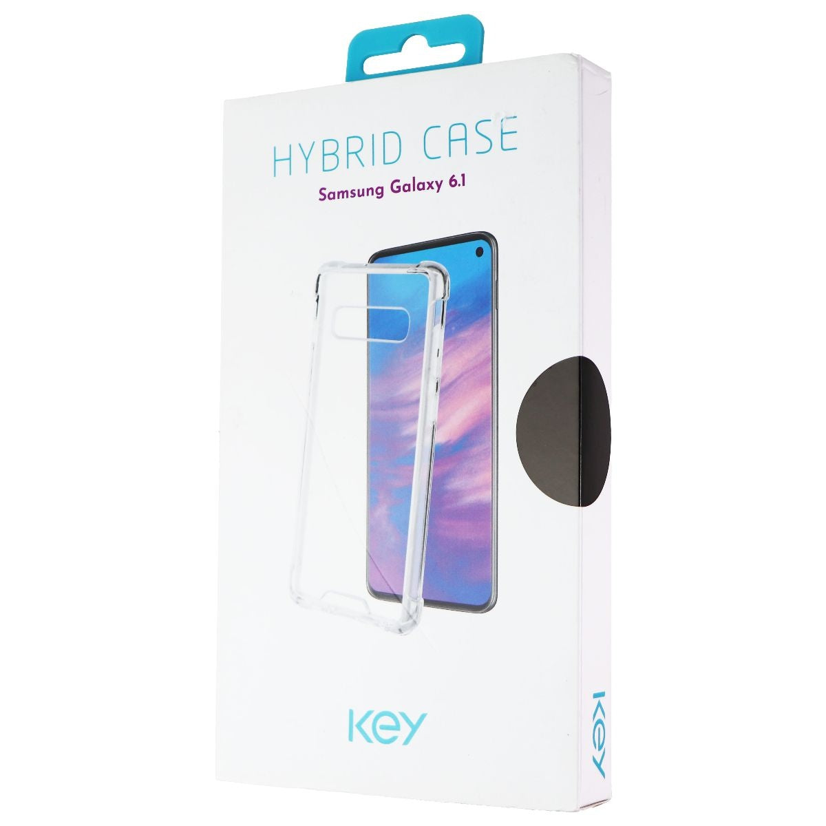 Key Hybrid Hard Case for Samsung Galaxy S10 Smartphones - Clear Cell Phone - Cases, Covers & Skins Key    - Simple Cell Bulk Wholesale Pricing - USA Seller