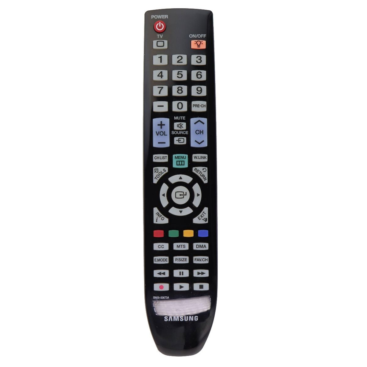 Samsung OEM Remote Control - Black (BN59-00673A) TV, Video & Audio Accessories - Remote Controls Samsung    - Simple Cell Bulk Wholesale Pricing - USA Seller