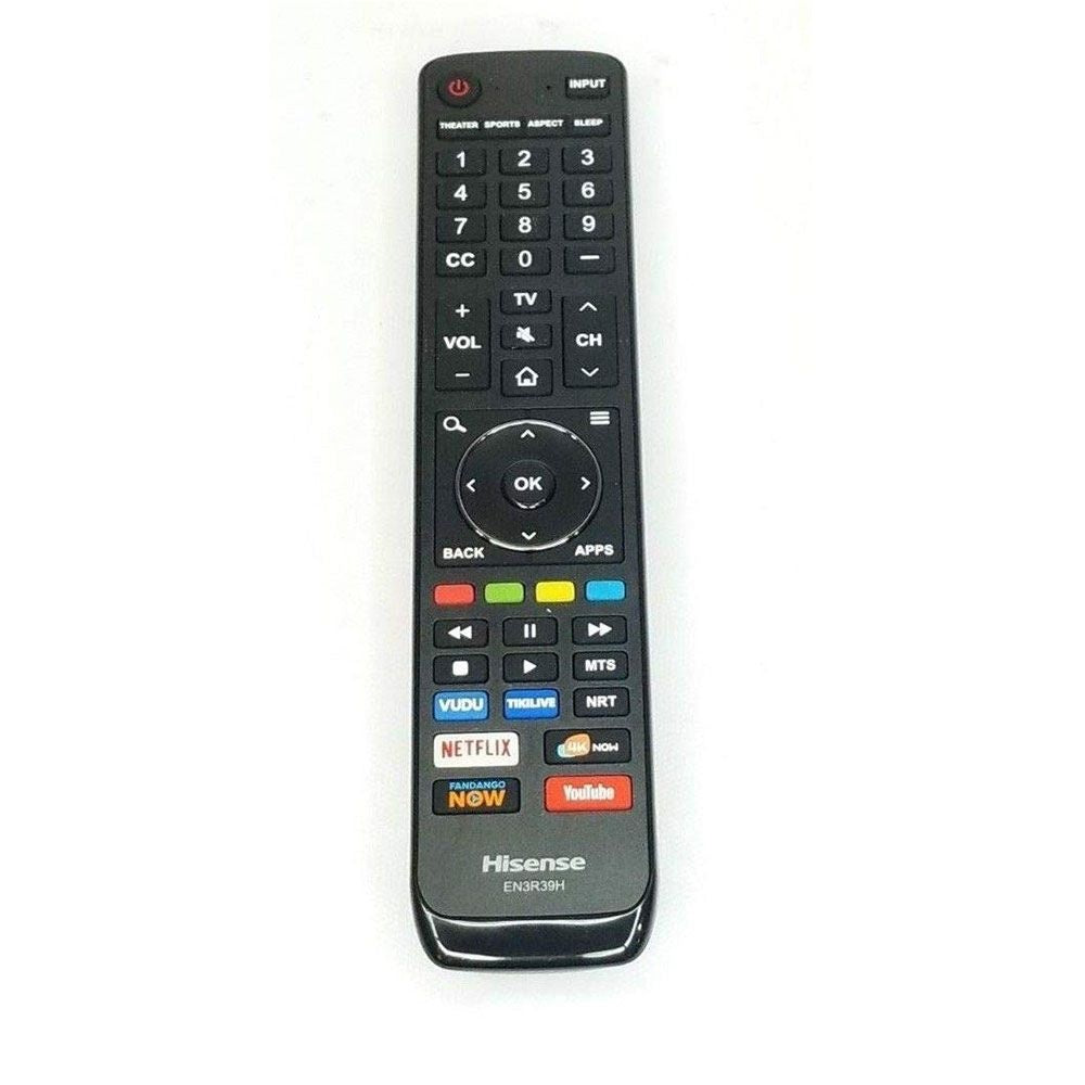 Hisense Remote Control (EN3R39H) for Select Hisense/Sharp TVs - Black TV, Video & Audio Accessories - Remote Controls Hisense    - Simple Cell Bulk Wholesale Pricing - USA Seller